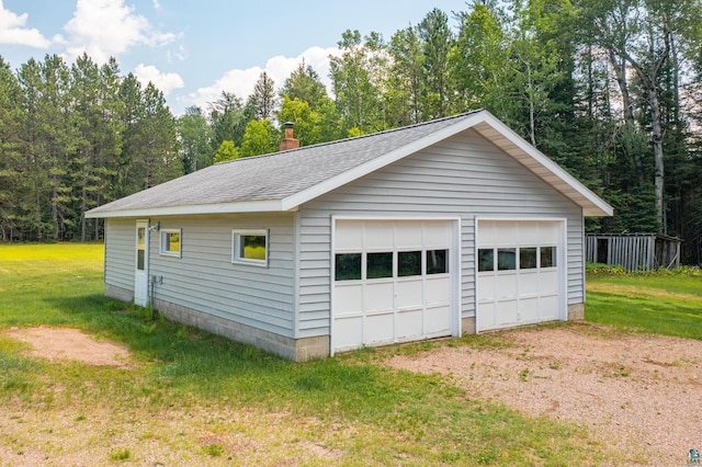8702 Sock Lake Rd, Babbitt, MN 55706 - view of detached garage