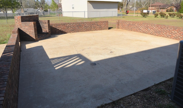 view of patio with cooling unit