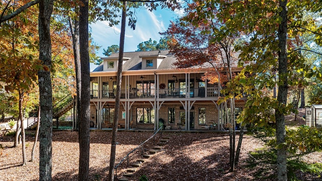 view of rear view of house