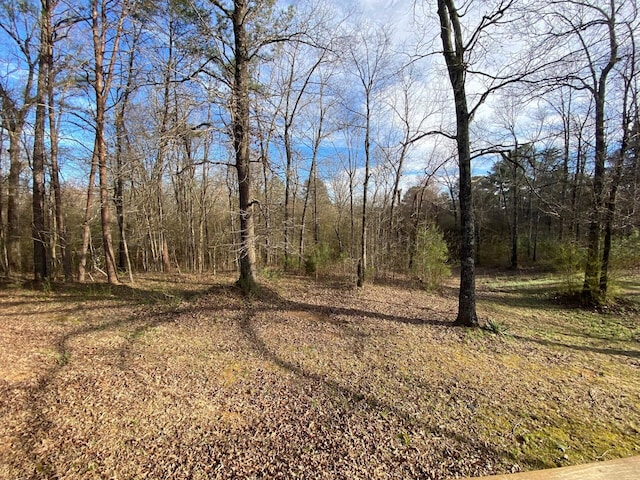 view of landscape with a view of trees