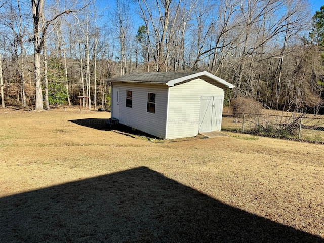 view of outdoor structure