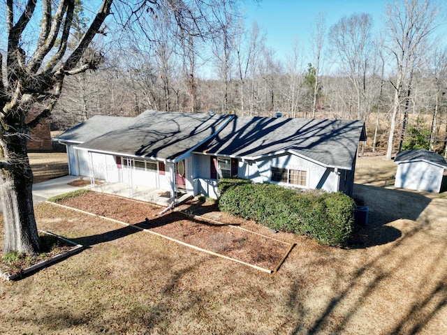 exterior space featuring a porch