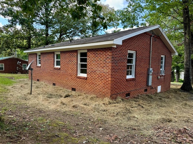 view of side of property