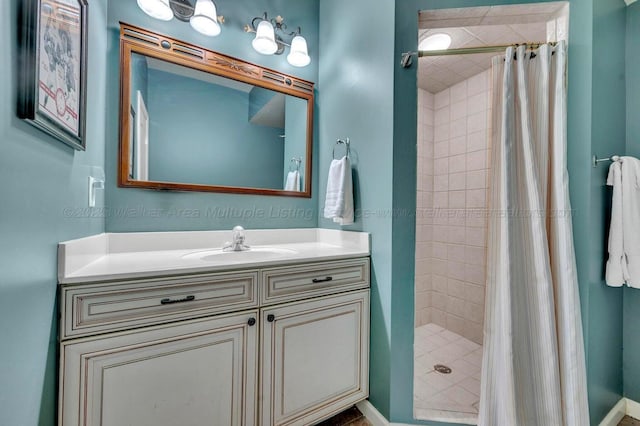 187 S Pointe Dr, Arley, AL 35541 - full bath with vanity and a shower stall
