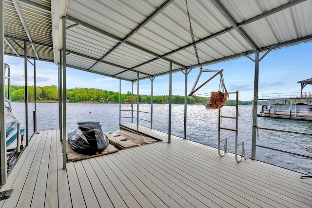 187 S Pointe Dr, Arley, AL 35541 - dock with a water view