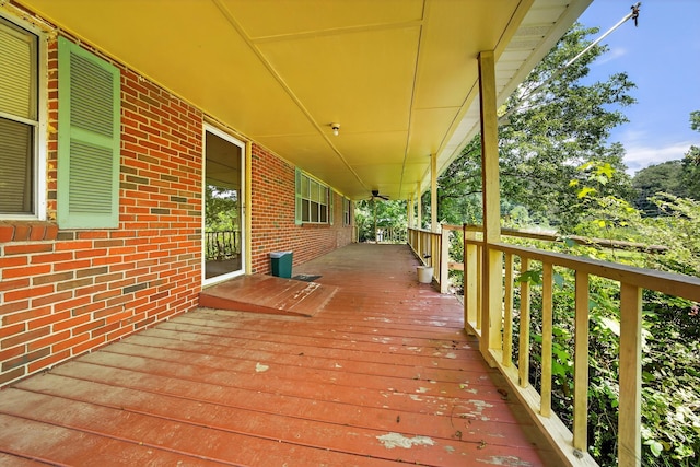 3209 Elm St, Adamsville, AL 35005 - view of wooden terrace