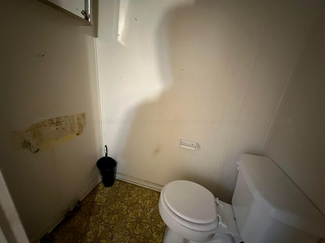 47 Hyche Rd, Cordova, AL 35550 - bathroom with toilet and baseboards