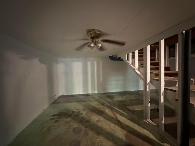 47 Hyche Rd, Cordova, AL 35550 - interior space with ceiling fan