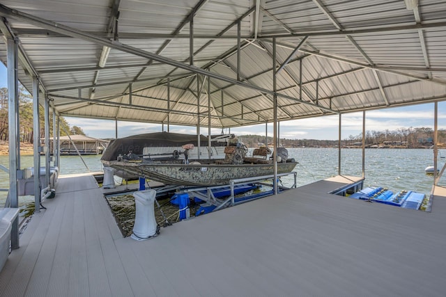 930 County Road 175, Crane Hill, AL 35053 - view of dock with a water view and boat lift