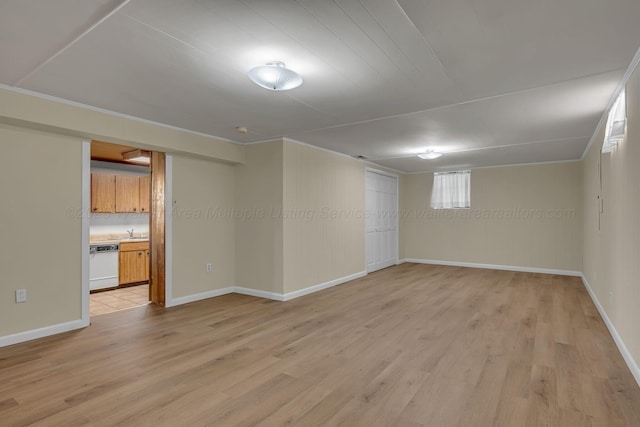 60 County Road 304, Cullman, AL 35057 - basement featuring light wood-type flooring and ornamental molding