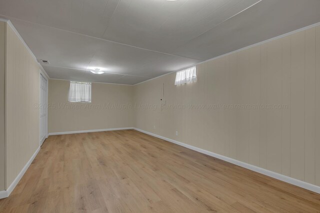 60 County Road 304, Cullman, AL 35057 - below grade area featuring light wood-style flooring and baseboards