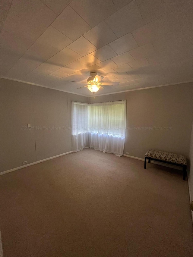 700 S 5th Ave, Jasper, AL 35501 - carpeted empty room featuring baseboards and ceiling fan