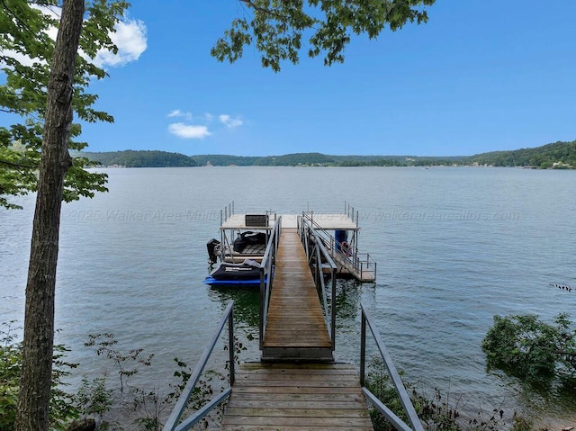 75 County Rd 881, Crane Hill, AL 35053 - dock with a water view and boat lift