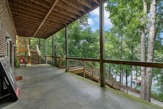 75 County Rd 881, Crane Hill, AL 35053 - view of patio with stairway