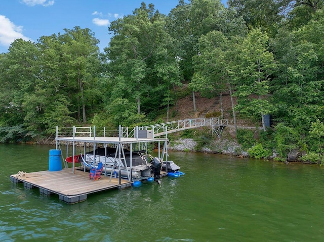 75 County Rd 881, Crane Hill, AL 35053 - dock with a water view