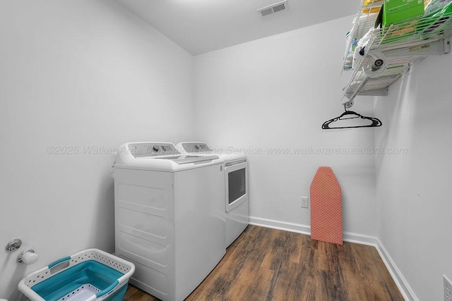75 County Rd 881, Crane Hill, AL 35053 - washroom with separate washer and dryer and wood finished floors