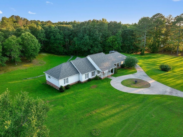 5746 Old Birmingham Hwy, Jasper, AL 35501 - view from above of property featuring a forest