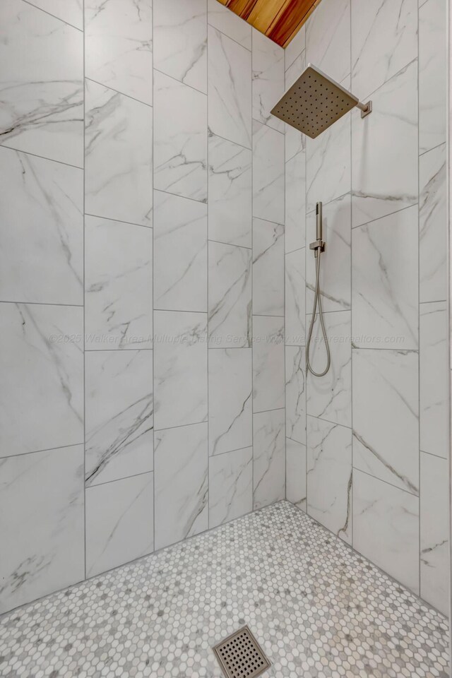 556 Sipsey Rock Rd, Crane Hill, AL 35053 - bathroom with a tile shower