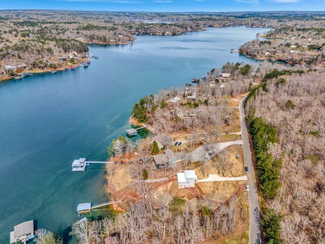 556 Sipsey Rock Rd, Crane Hill, AL 35053 - aerial view featuring a water view