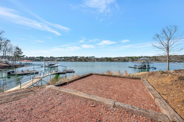 556 Sipsey Rock Rd, Crane Hill, AL 35053 - view of dock with a water view