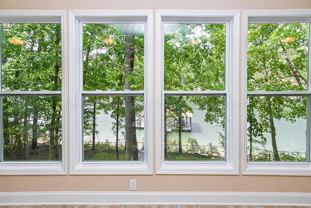 1528 Sipsey Rd, Double Springs, AL 35553 - interior details featuring a water view