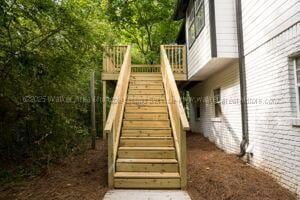 6370 Ball Rd, Mount Olive, AL 35117 - view of playground featuring stairway and a wooden deck