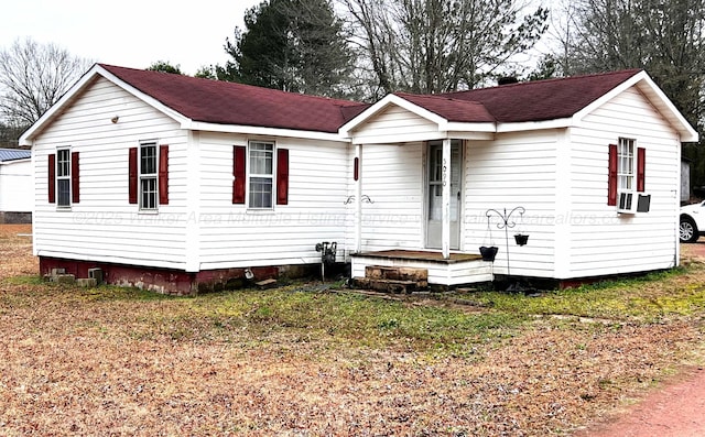 view of rear view of house