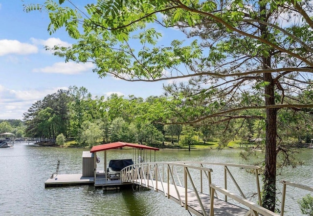 662 Sipsey Pike, Double Springs, AL 35553 - dock area featuring a water view