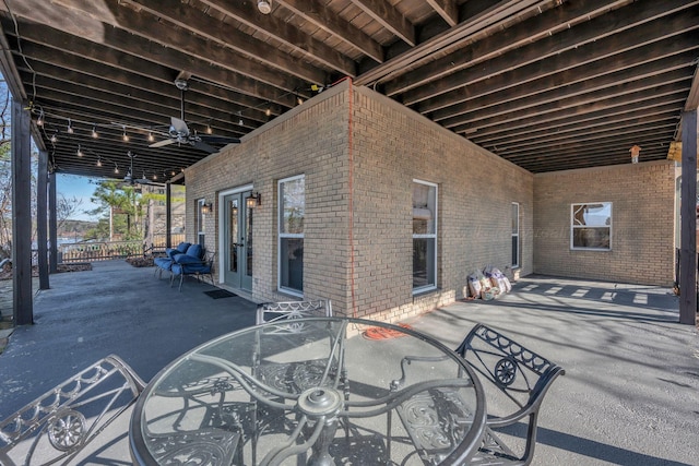 view of patio / terrace featuring outdoor dining space