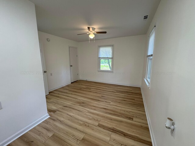 8502 Old Bagley Rd, Dora, AL 35062 - unfurnished room with ceiling fan and wood finished floors