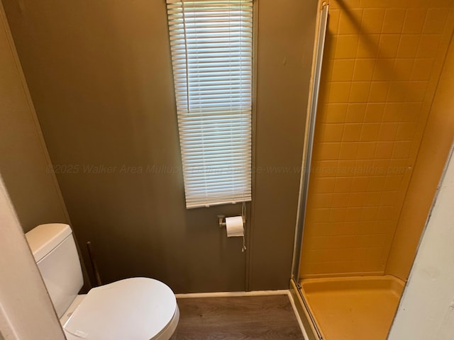 8502 Old Bagley Rd, Dora, AL 35062 - full bathroom with a stall shower and wood finished floors