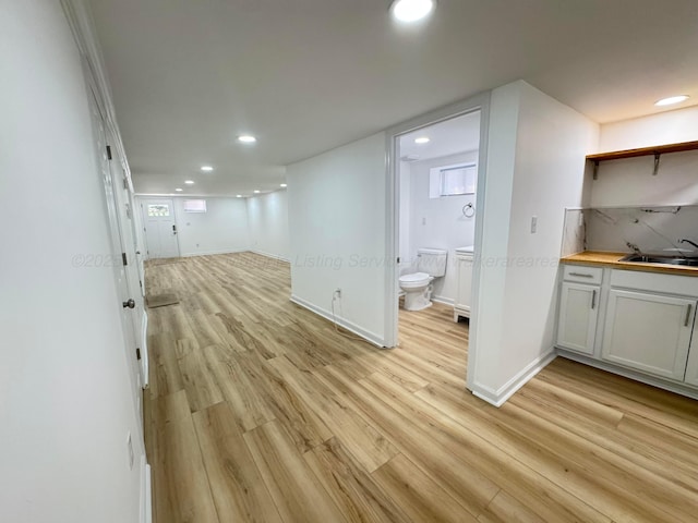8502 Old Bagley Rd, Dora, AL 35062 - interior space featuring light wood finished floors and recessed lighting