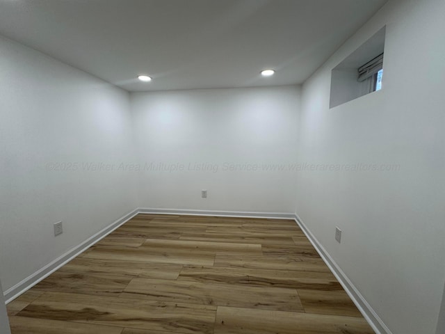 8502 Old Bagley Rd, Dora, AL 35062 - empty room with recessed lighting and wood finished floors