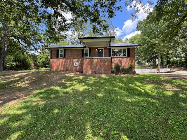 8502 Old Bagley Rd, Dora, AL 35062 - view of front of property with brick siding and a front yard