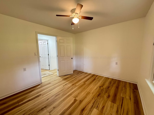 8502 Old Bagley Rd, Dora, AL 35062 - spare room featuring light wood-style floors and a ceiling fan