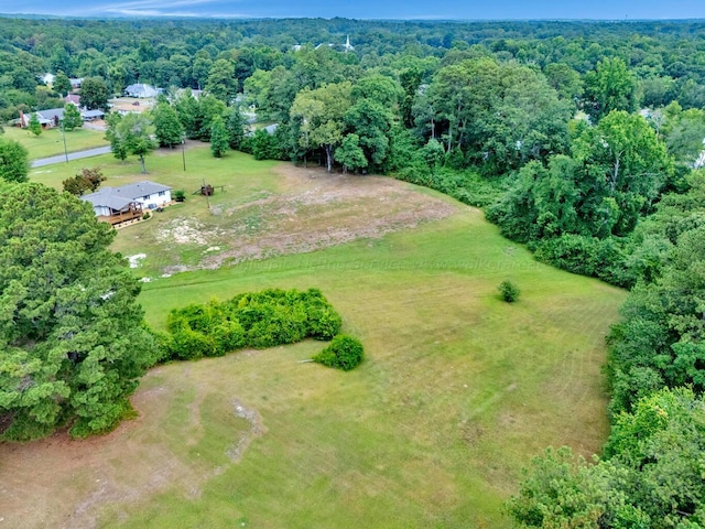 aerial view featuring a rural view