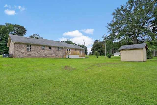 1768 Pineywoods Sipsey Rd, Jasper, AL 35504 - view of grassy yard with a storage shed