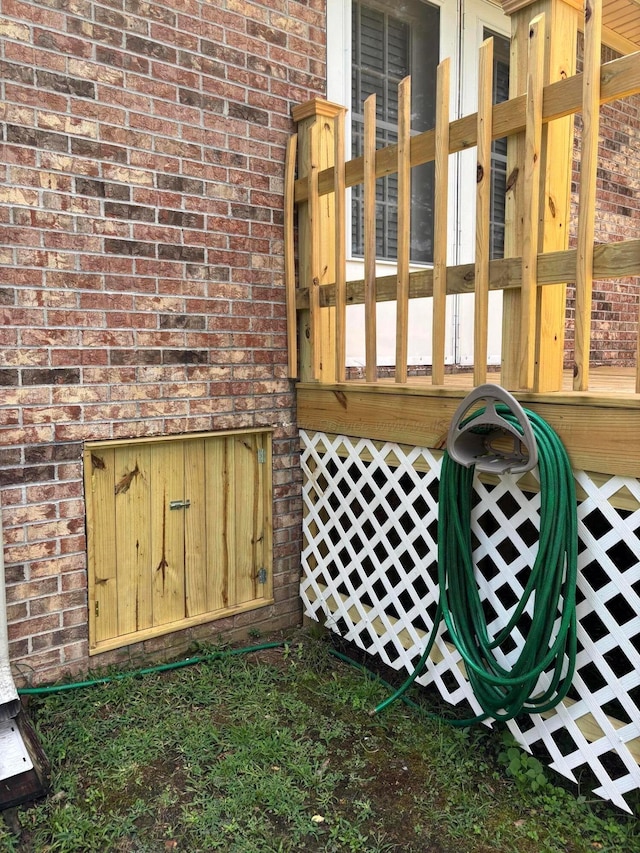1768 Pineywoods Sipsey Rd, Jasper, AL 35504 - exterior view of brick siding