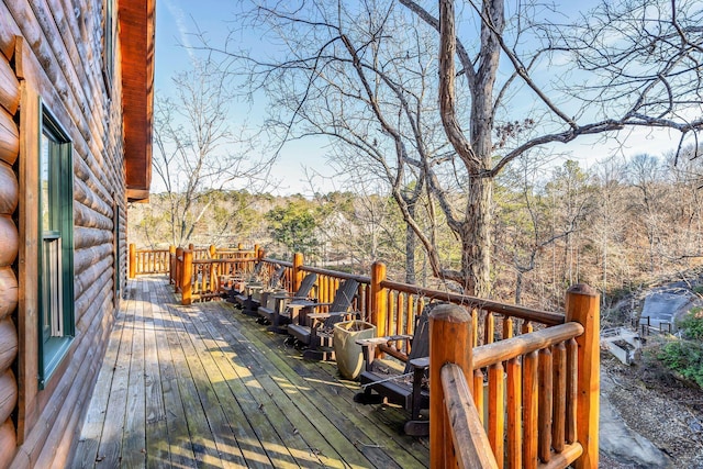 view of deck
