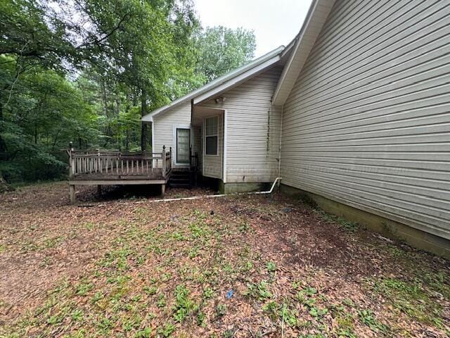 151 Bassmen Dr, Parrish, AL 35580 - view of yard with a deck