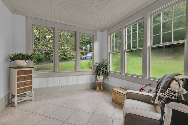 1600 Birmingham Ave, Jasper, AL 35501 - sunroom featuring tile patterned floors and crown molding