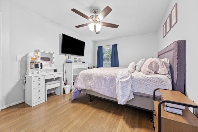 1812 N Walston Rd, Jasper, AL 35504 - bedroom featuring light wood-style floors and ceiling fan