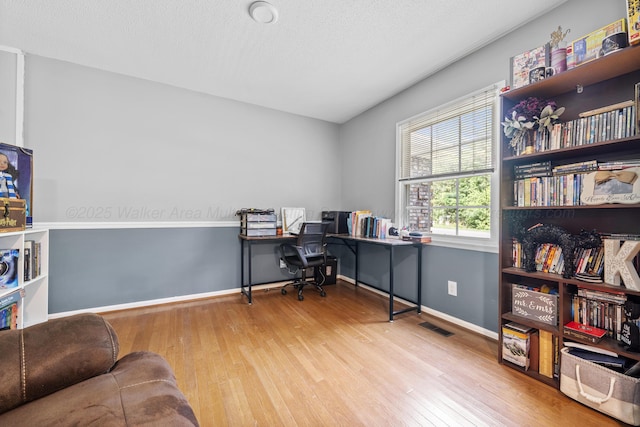 1812 N Walston Rd, Jasper, AL 35504 - office area featuring wood finished floors and baseboards