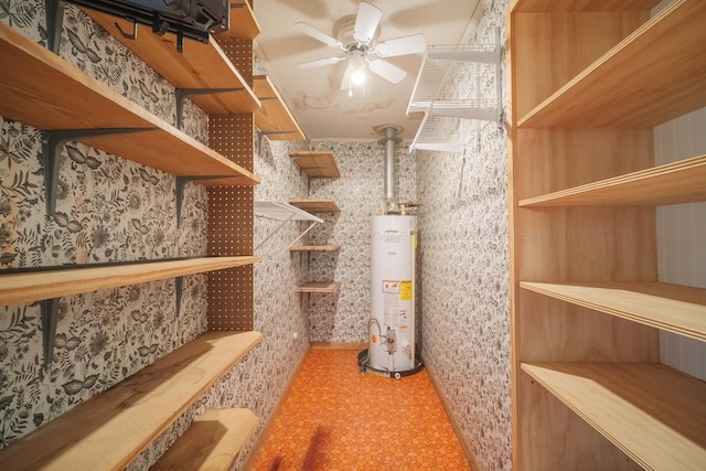interior space with water heater