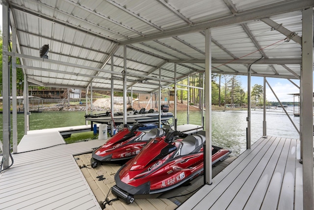 58 Lake Ln, Jasper, AL 35504 - view of dock with a water view and boat lift