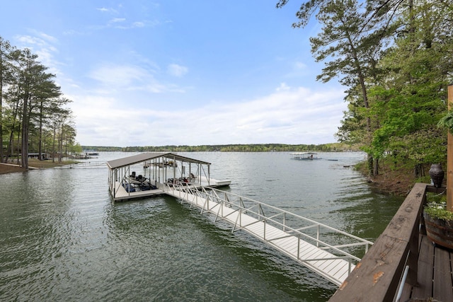 58 Lake Ln, Jasper, AL 35504 - view of dock with a water view