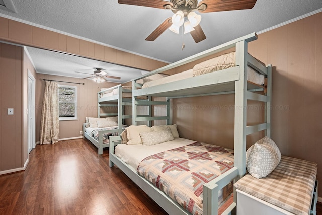 58 Lake Ln, Jasper, AL 35504 - bedroom with ornamental molding and wood finished floors
