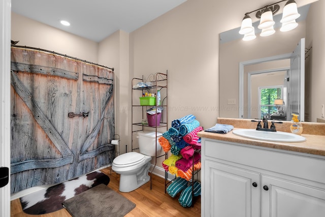 1528 Sipsey Rd, Double Springs, AL 35553 - full bathroom with vanity, wood finished floors, and curtained shower