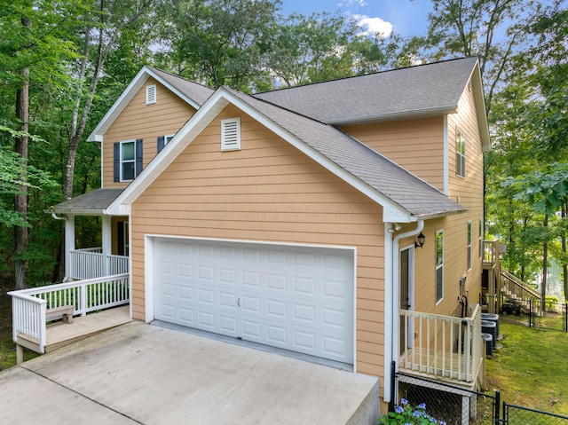 1528 Sipsey Rd, Double Springs, AL 35553 - view of front of home featuring concrete driveway and roof with shingles
