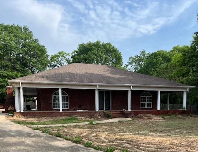 130 Quail Run Dr, Winfield, AL 35594 - view of front of house with covered porch
